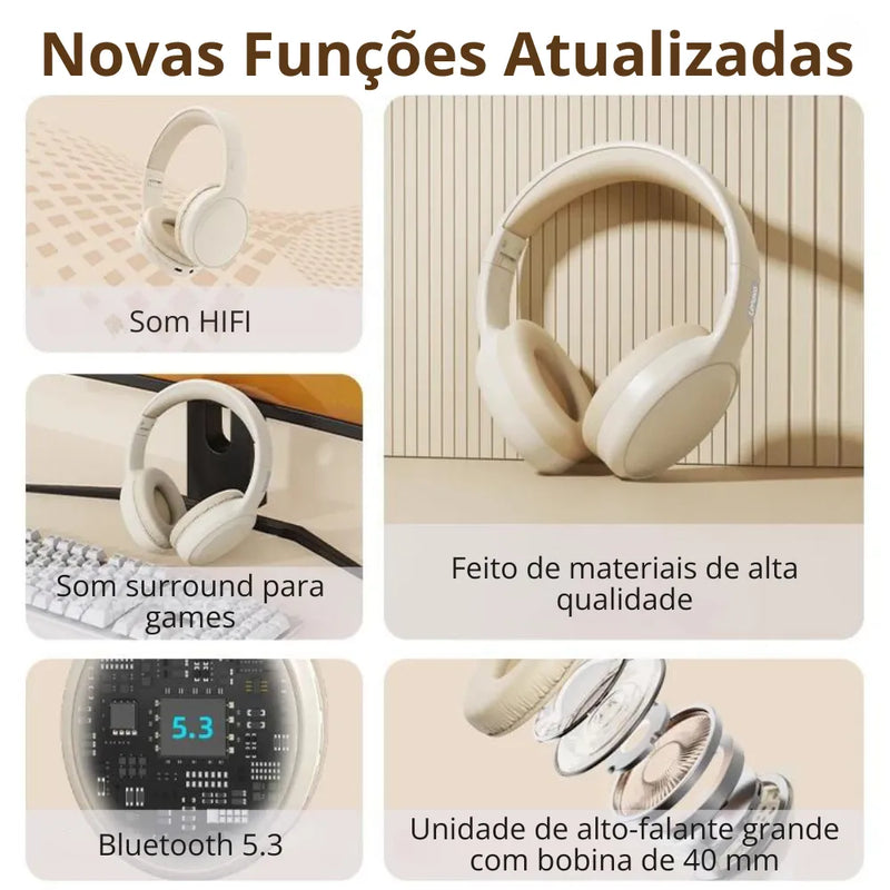 Lenovo TH30 Fones de Ouvido Sem Fio Bluetooth Dobrável