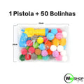 Brinquedo Interativo - Pistola de Bolinhas de Pelúcia Weshop